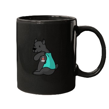 Discover I Love Mom Tattoo Cane Corso Mugs