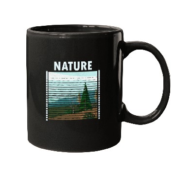 Discover vintage nature forest hiking Mugs