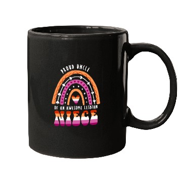 Discover Proud Uncle Awesome Lesbian Niece Mugs