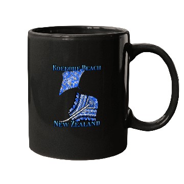 Discover Koekohe Beach Vacation Tribal Stingrays Mugs