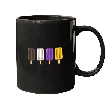 Discover Gender Nonbinary Popsicles 4th of July Subtle Mugs