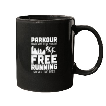 Discover Parkour Free Running Traceur Mugs