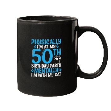 Discover 50 Year Old Cat Dad with my Cat Mom 50th Birthday Mugs