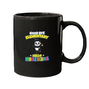 Discover Good Bye Elementary Hello Middle School Graduation Mugs