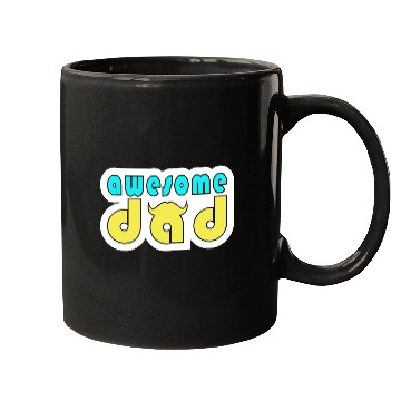 Discover Awesome dad. Best dad ever. Happy fathers day Mugs