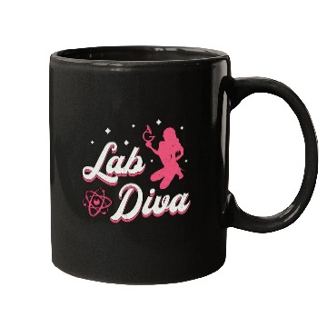 Discover Lab Diva Laboratory Technician Science Lab Tech Mugs