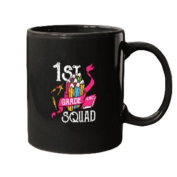 Discover 1st Grade Squad Student Back To School Mugs
