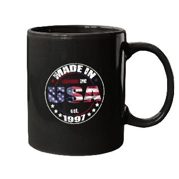 Discover Birthday Saying Born USA 1997 Mugs