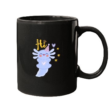 Discover Baby Axolotl Art - 3 Mugs