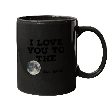 Discover I love you to the moon and back Mugs