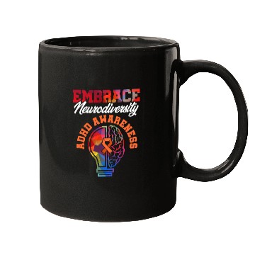 Discover ADHD Awareness Embrace Attention Deficit Warrior Mugs