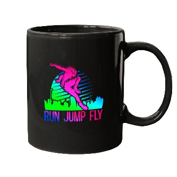 Discover Parkour Free Running Traceur 80S Mugs