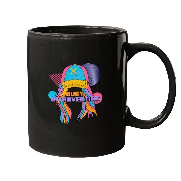 Discover Busy Introverting 90s Style Vibe Nineties Mugs