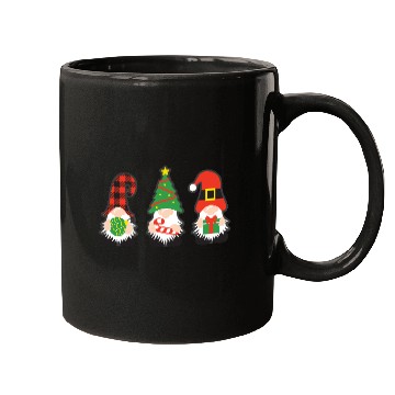 Discover Christmas Gnomes with candy cane, gift Mugs