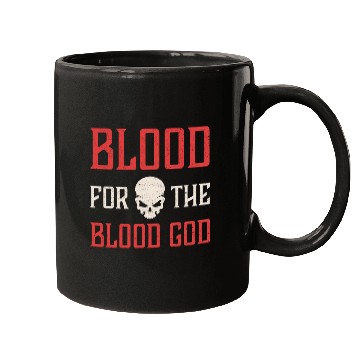 Discover Blood For The Blood God Skull Mugs