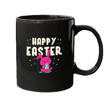 Discover Happy Easter Egg Bunny Sayings Mugs