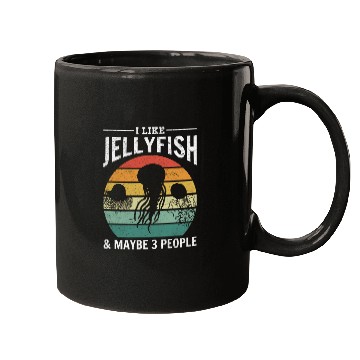 Discover I Like Jellyfish & Maybe 3 People Jellyfish Lover Mugs