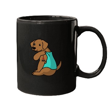 Discover I Love Mom Tattoo Vizsla Mugs