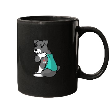 Discover I Love Mom Tattoo Schnauzer Mugs