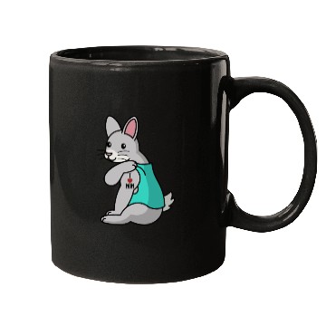 Discover I Love Mom Tattoo Rabbit Mugs