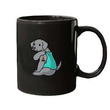Discover I Love Mom Tattoo Weimaraner Mugs