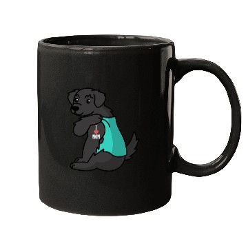 Discover I Love Mom Tattoo Newfoundland Dog Mugs