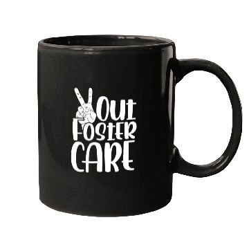Discover Peace Out Foster Care Adoption Mugs