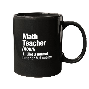 Discover Math Teacher Definition Mugs