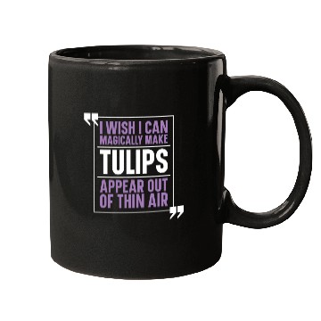 Discover Tulip Garden Gardening Mugs