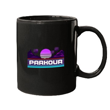 Discover Parkour Free Running Traceur 80S Mugs