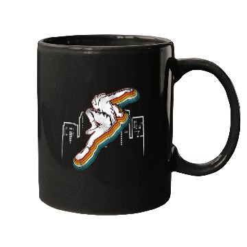 Discover Parkour Free Running Traceur Retro Mugs