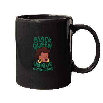 Discover Black unique in the world Queen Black queen unique Mugs
