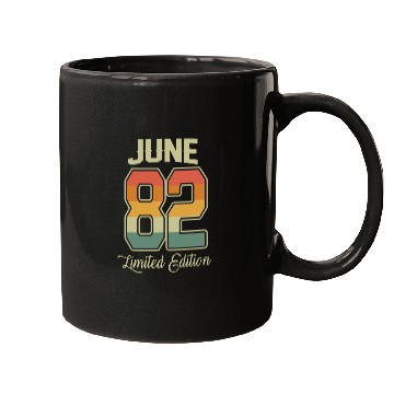 Discover Vintage 40th Birthday June 1982 Sports Gift Mugs