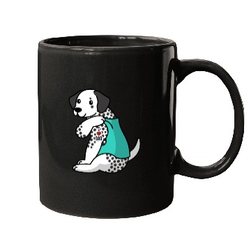 Discover I Love Dad Dalmatian Mugs