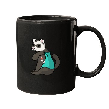 Discover I Love Dad Ferret Mugs
