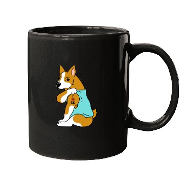 Discover I Love Dad Corgi Mugs
