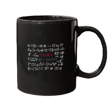Discover Funny Math Teacher Gift Math science blackboard Mugs