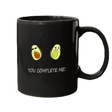 Discover You complete me! Avocado love! Mugs
