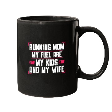 Discover Running Mom My Fuel Are My Kids Runner Marathon Mugs