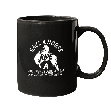 Discover Ride A Cowboy Mugs
