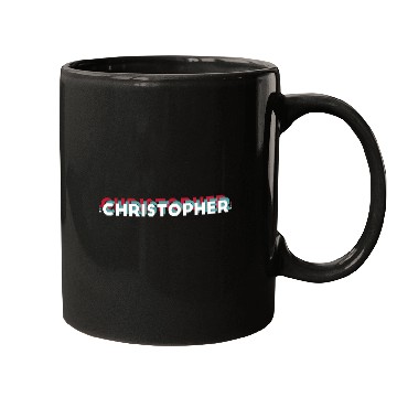 Discover Christopher Name, Funny Name Christopher 80s theme Mugs