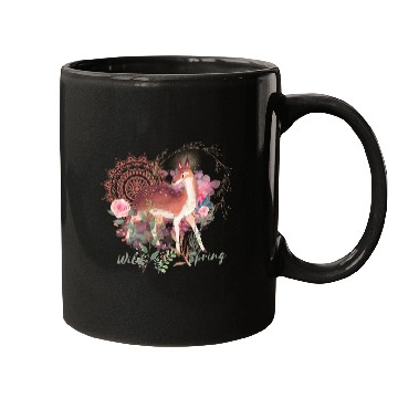 Discover Sweet Deer In Wild Spring - 8 Mugs
