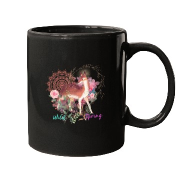 Discover Sweet Deer In Wild Spring - 13 Mugs