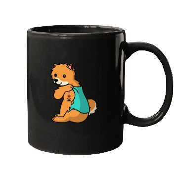 Discover I Love Dad Pomeranian Mugs