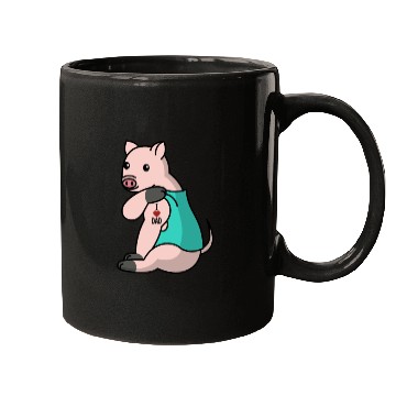Discover I Love Dad Mini Pig Mugs