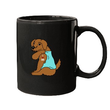 Discover I Love Dad Goldendoodle Mugs