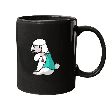 Discover I Love Dad Poodle Mugs