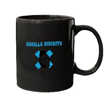 Discover Gorilla Punk Eat Biscuits Mugs