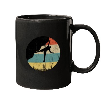 Discover Rock climbing mountain climber Mugs