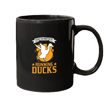 Discover Easily Distracted By Running Ducks Mugs